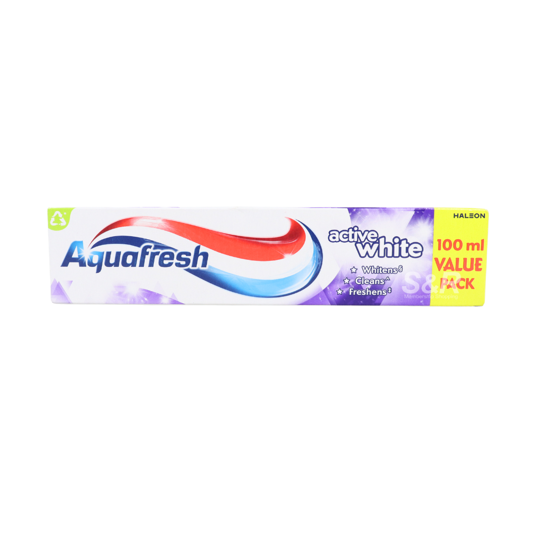 Aquafresh Active White Toothpaste 100mL